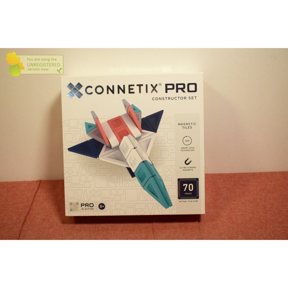 CONNETIX Magnetic Tiles Constructor Set 70pc